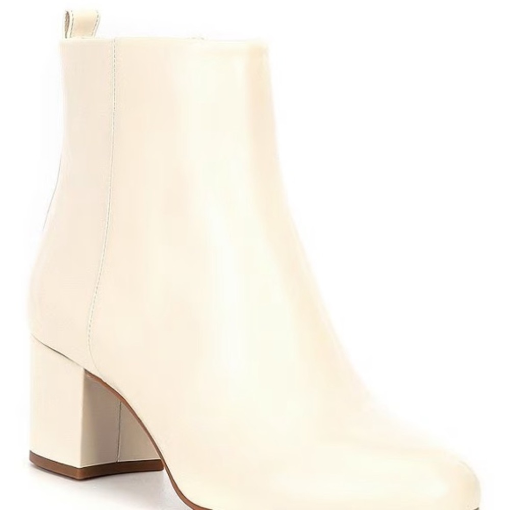 Gianni Bini Cream Ankle Boots